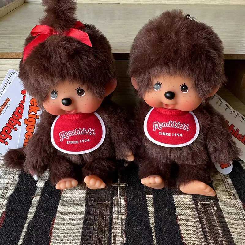 Monchhichi Plush Keychain Bag Hanging Accessories Kawaii Keychains Monkiki Doll Hanging Pendants Collection Birthday Gift Z260522