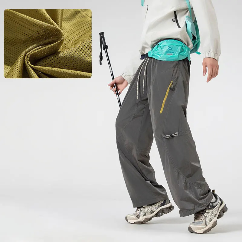Men Hiking Pants Outdoor Waterproof Windproof Climbing Camping Pant Breathable Lightweight Mountaineering Fishing Cargo Trousers 260521 - view 5