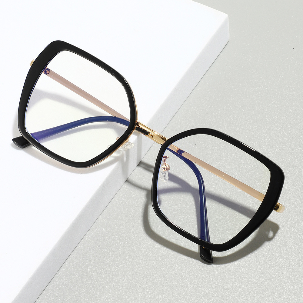 Blue Light Blocking Glasses Frame Women Fashion Eyewear Prescription UV400 Stylish Female Optical Spectacles Anti-Reflective 240528