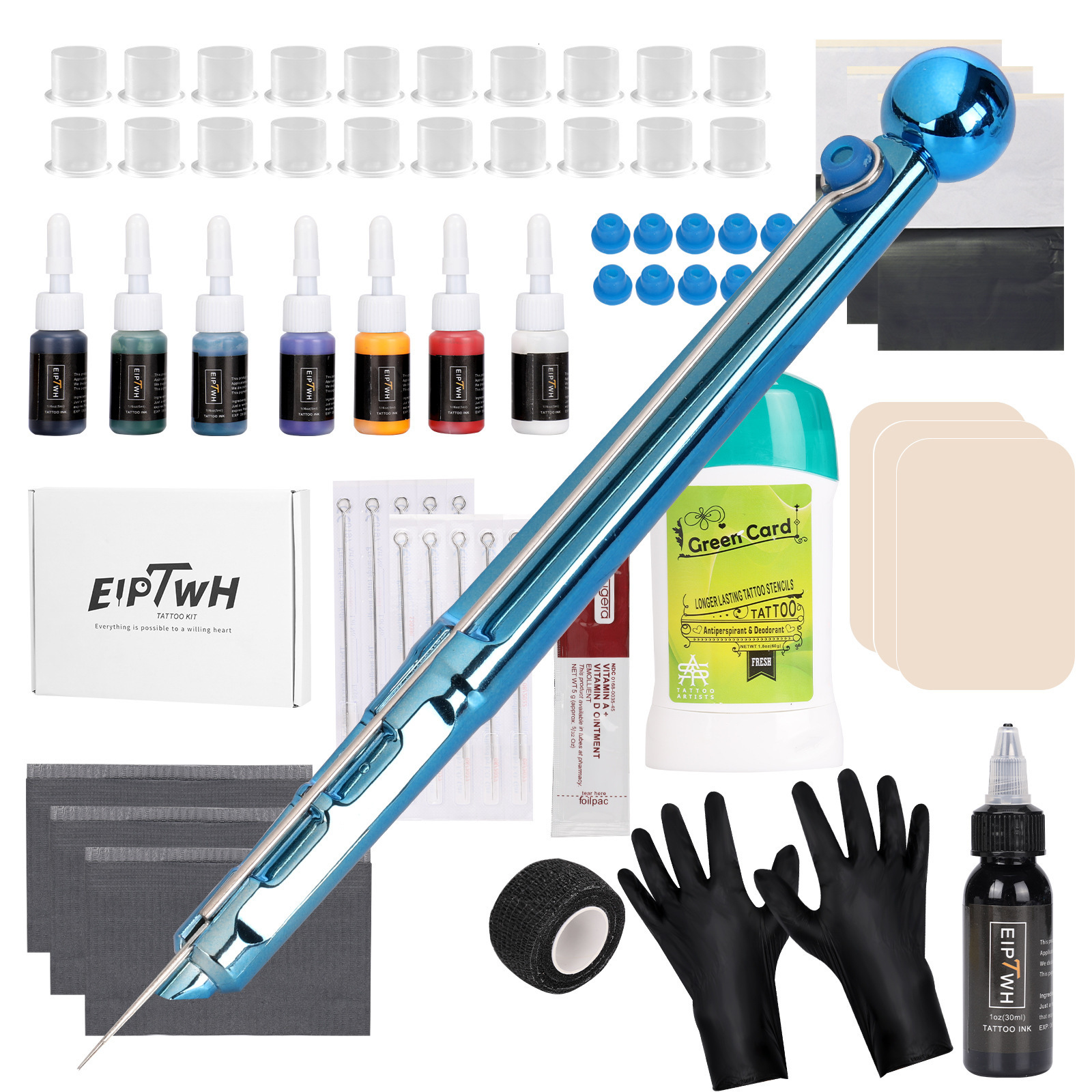 Tattoo Machine Tattoo Hand Poke Stick Tool Tattoo Needles Tool Stick Poke Needles Holder Tattoo Kit Hand Poke And Stick For Tattoo Artist Sets 230630
