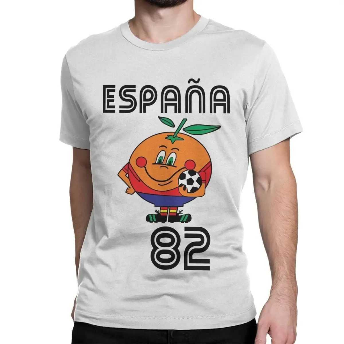 Naranjito T-shirt Mens Round Neck Spain 82 Spanish Mascot 1982 Football T-shirt Top H260522