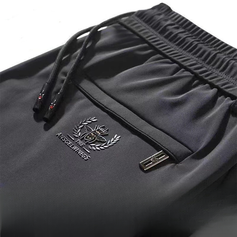 Designer Luxury Brand Essential Loose Plus Men's Straight Leg Pants Trendy Street Style Summer Fashion Men's Casual Sports Outdoor Comfortab