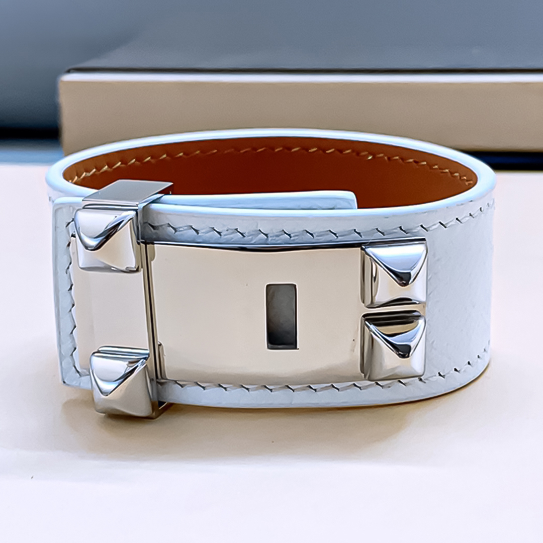 Designer Bracelet Bracelet for Women Stainless Steel 18K Gold Plated Bangle Leather Bangles Luxury Jewlery Designer Women Exclusive Free Shipping Buy One Get One