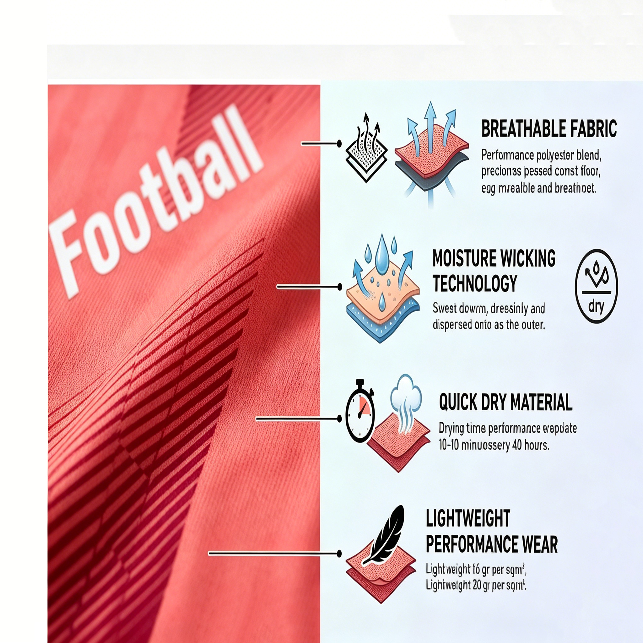 Custom Gradient Diagonal Soccer Jersey Set Men Quick Dry Football Uniform with Shorts Customizable Team Name Number Logo for Sports - view 7