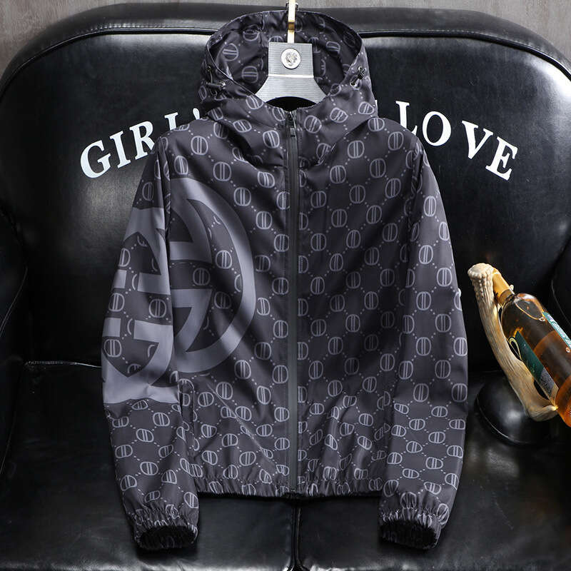Plus Size Clothing For Big And Tall Men Spring Jacket Men's Casual Hooded Loose Oversized Coat Trendy - view 3
