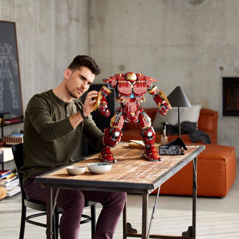 Cross-border new 76210 anti-Hoak armor MK44 boy assembly model building robot mech toy gift