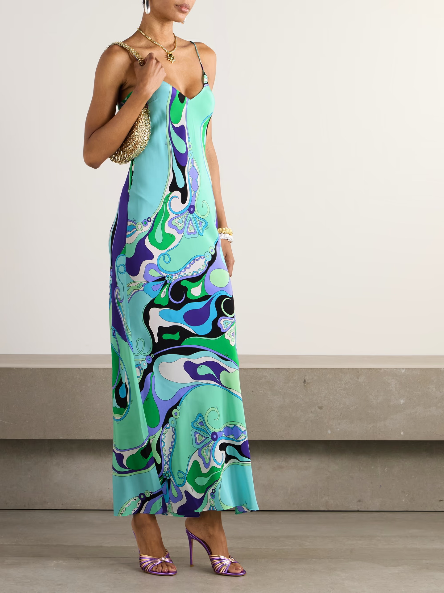 Casual Dresses Blue Print Women Loose Halter Dress Fashion Female Satin Off Shoulder Backless Thin Irregular Robe 2026 Summer Vacation