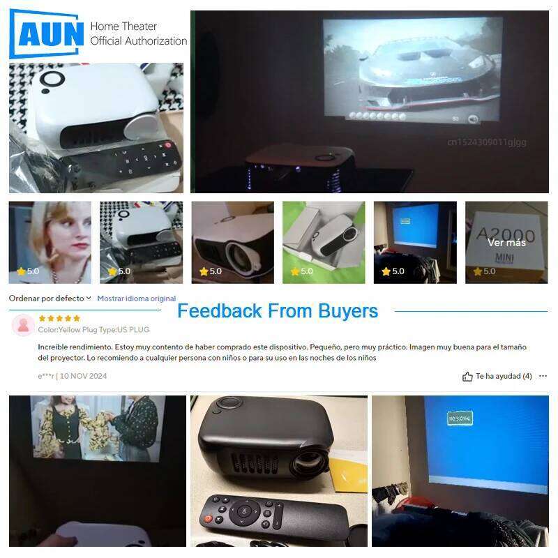 A2000 Mini Portable Home Cinema 3D LED Video Projector 4K 1080P Gaming Laser Beamer with HD Port for Smart TV Box 26L0522