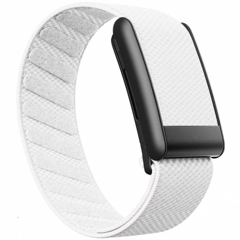 Suitable for Whoop 5.0 PEAK fitness band with elastic nylon strap and MG buckle in black metal frame.J260514