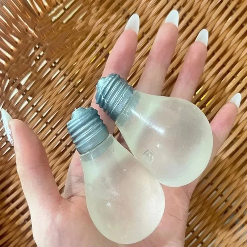 Squishy Light Bulb Maltose Luminous Squeeze Toy Slow Rebound Sensory Fidget Anxiety Relief Novelty Funny Decompression Gift 260522