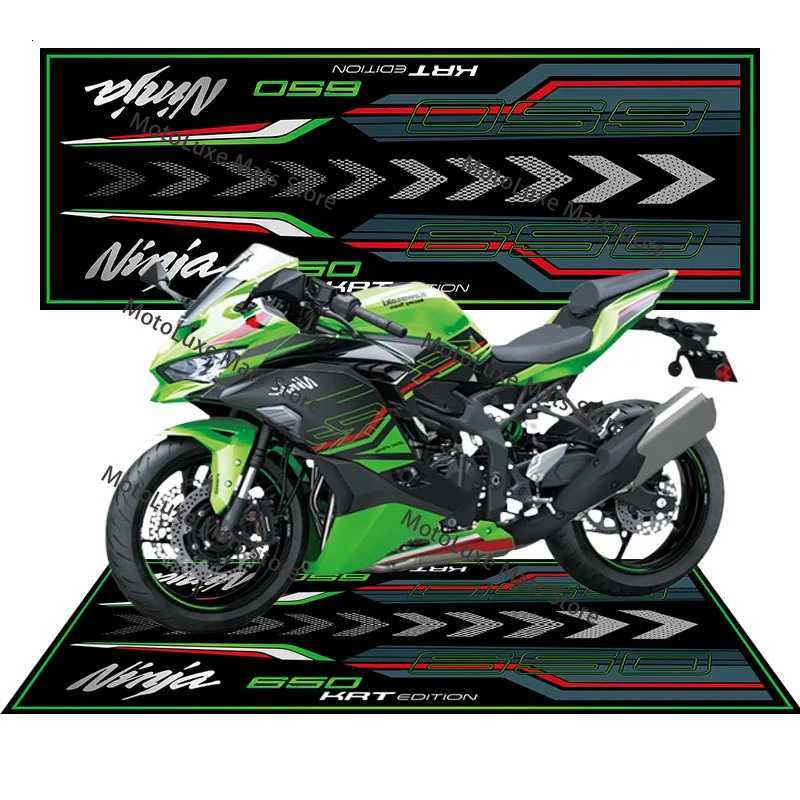 Anti Slip Kawasaki Motorcycle Display Rug Customized Garage Floor Mat Waterproof Racing Moto Parking Carpet Workshop Mat X260522
