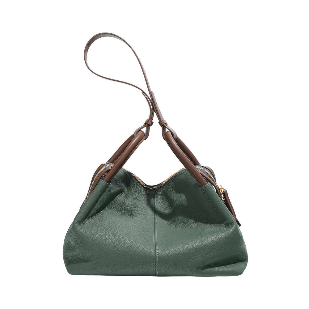 Genuine Leather Pillow Bag New Arrival Commuter Luxury Crossbody Shoulder Tote Bag Women Real Leather Large Capacity Handbag CKS