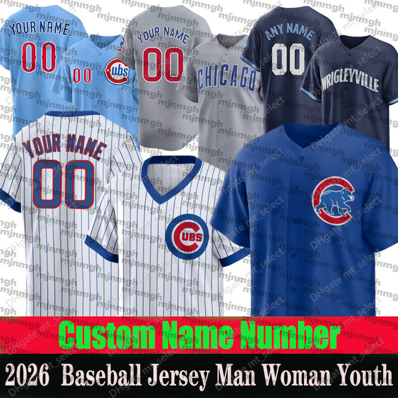 Chicagocity Cubs jersey 150th Anniversary 7 Swanson 4 Crow-Armstrong 27 Suzuki 8 Happ 18 Imanaga 30 Tucker tokyo series Baseball Jerseys 2026