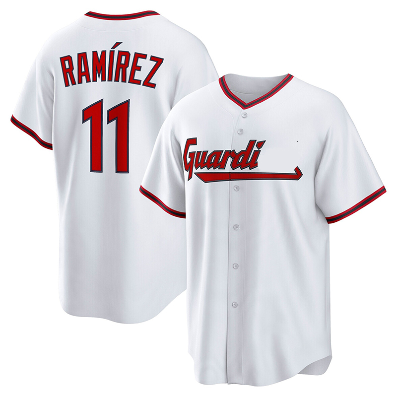 Clevelands Guardians jersey Jose Ramirez Carlos Santana Steven Kwan Tanner Bibee Cade Smith Bo Naylor Hunter Gaddis Chase DeLauter Jones guardian Base