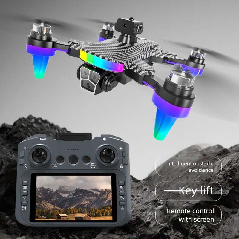 R7 4.3 Inch Large Screen Drone HD Shooting Quadcopter Long Battery Life Remote Control Aircraft Outdoor Flying Toy Wholesale CKS