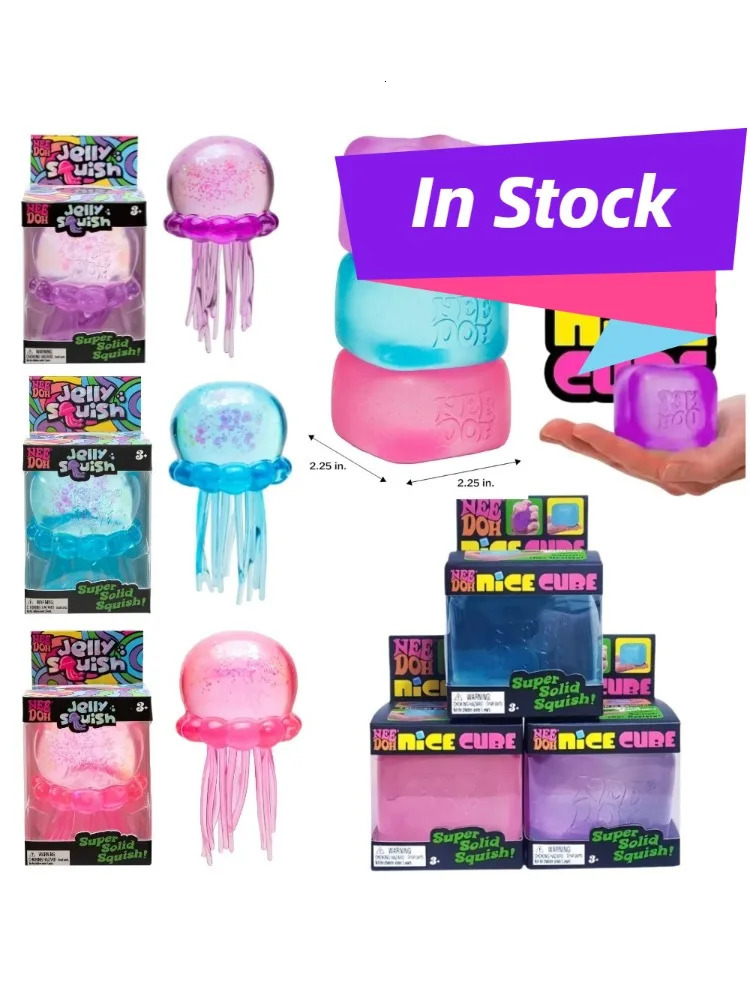 Schylling Fuzz Ball Stress Blind Box Soft Fluffy Squeeze Toys AntiAnxiety Squishy Portable Office Relaxing Gifts 260522