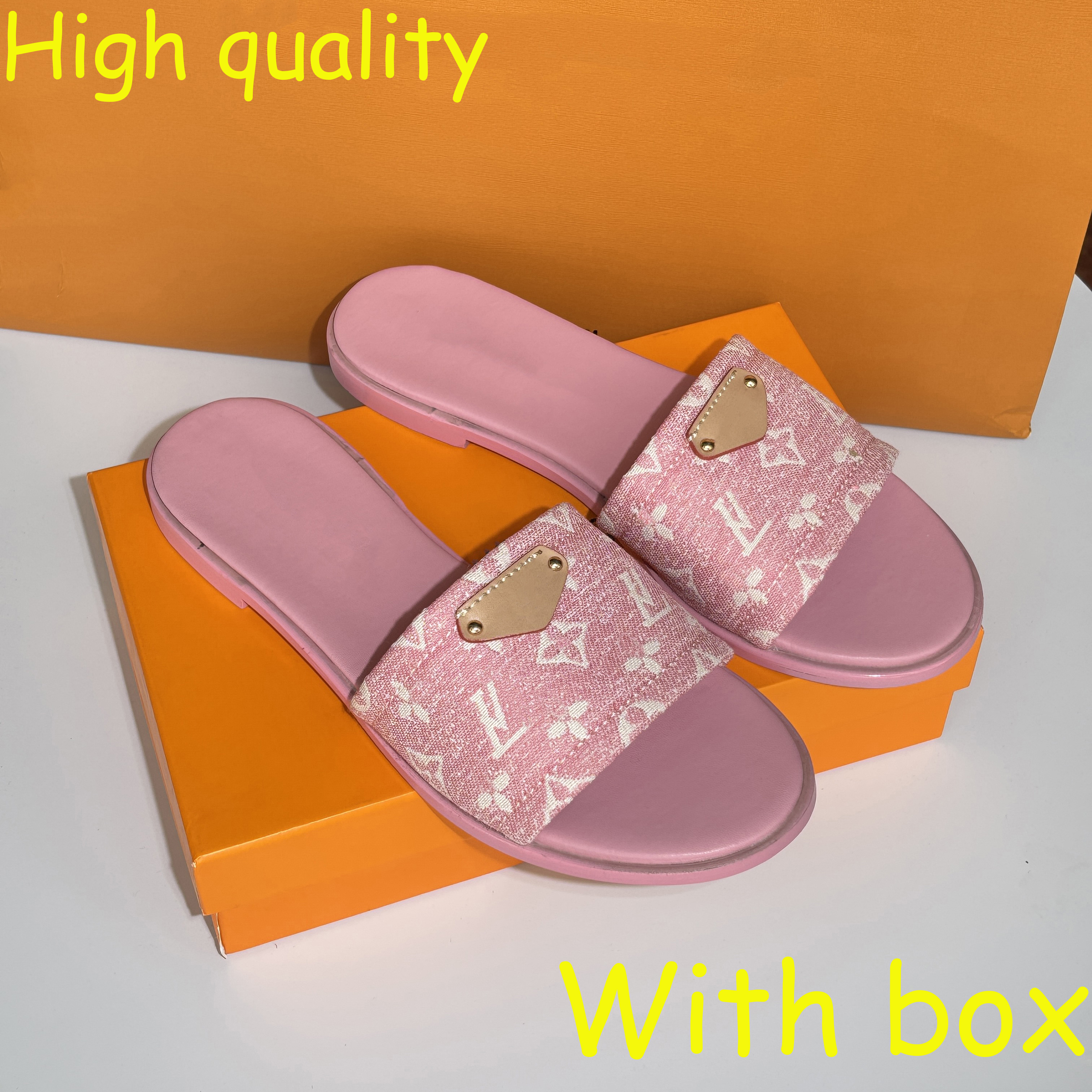 Cowboy Flat Slippers Designer Shoes Fashion Shoes Women Sandals Slides Genuine Leather Sandal Classic Old Floral Print Slider Summer Beach Woven Slippers AAAAA