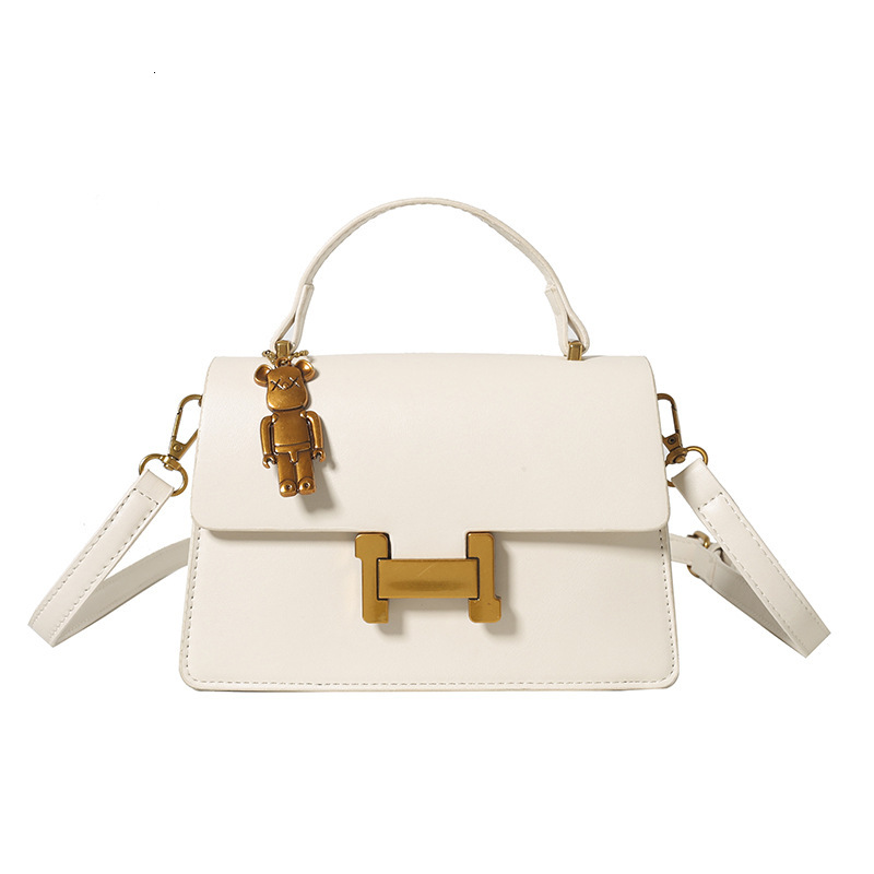 Designer Bag 2026 New Fashion Trend Korean Style Casual Solid Color Small Square Bag, Versatile Textured Shoulder, Handheld, and Crossbody Bag