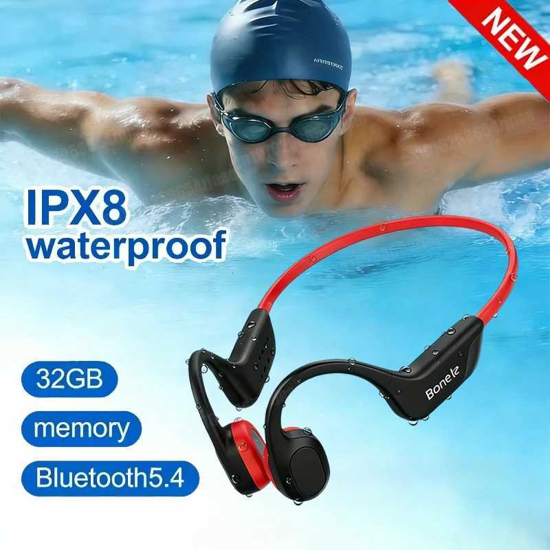Bone Conduction Headphones IPX8 Waterproof MP3 32GB Bluetooth54 Wireless Headphones With Mic Swimming Sports Fitness 2026 C260522