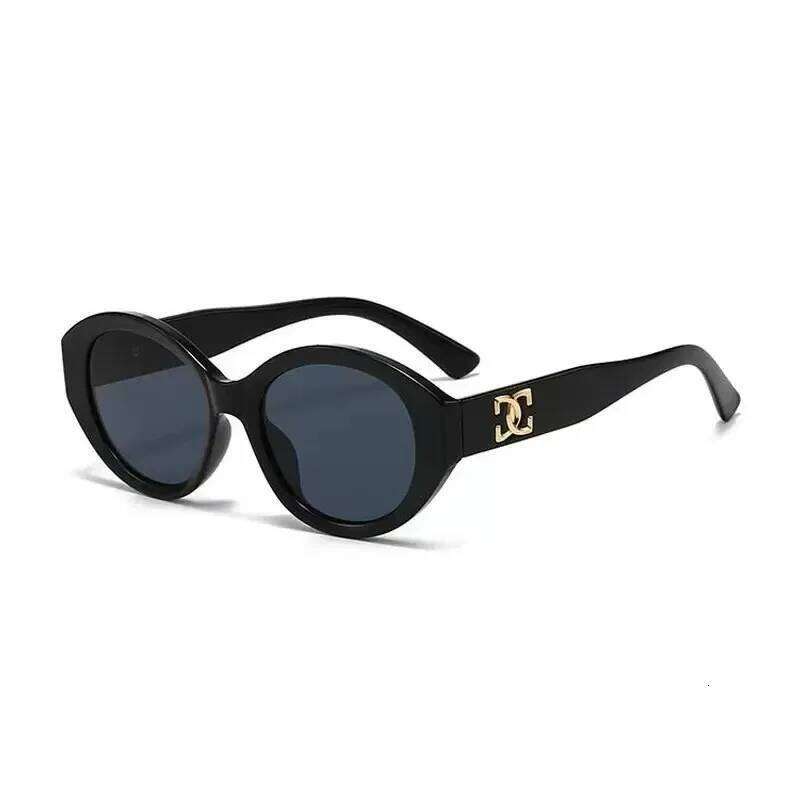 2025 Luxury Brand Men Women Fashion Sunglasses Small Round Designer Glasses Unisex Trending Eyewear Gradient UV400 26L0522