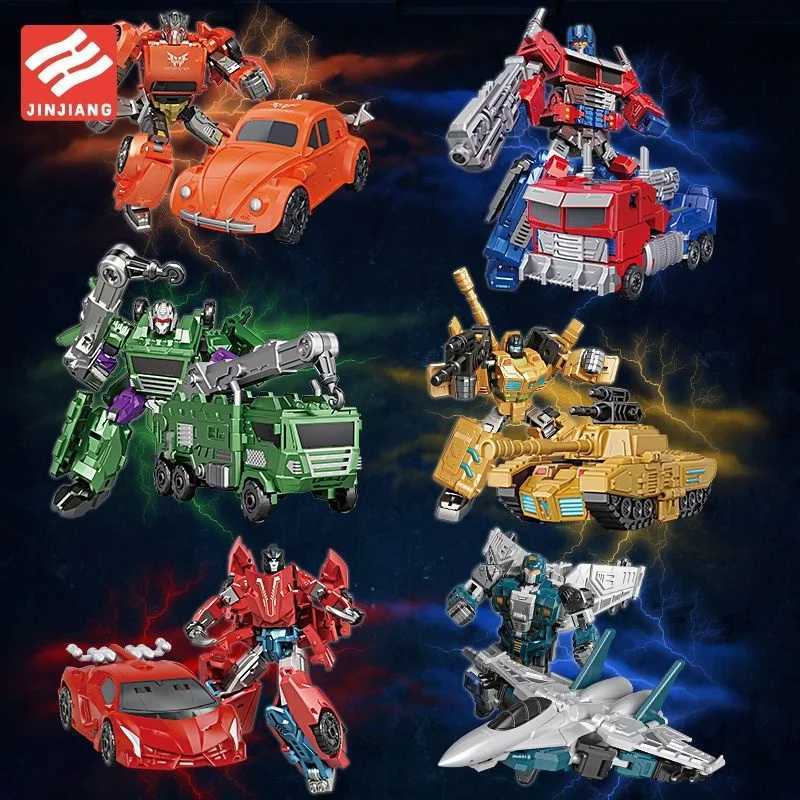 Jinjiang Transforming Robot Series First Edition Optimus Prime War God Car Plane Tank Robot Boy C2605221