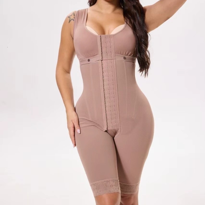 Modeling Girdle for Women High Compression Shapewear With Hook And Eye Slimming Bodysuit Fajas Colombianas Flat Belly 241120