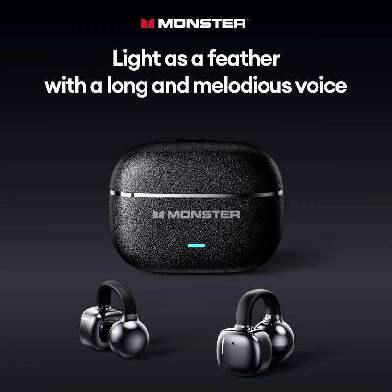 Choice Monster MQT65 OWS 6.0 Earphones Low Latency Earclip BT Headphones HD Call HiFi Music Game Sport Earbuds 26Y0523