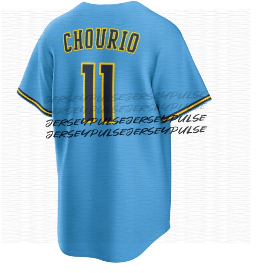 Milwaukees Brewers jersey William Contreras Christian Yelich Jackson Chourio Misiorowski Jake Bauers Sal Frelick Abner Uribe Robin Yount Brewer Baseba