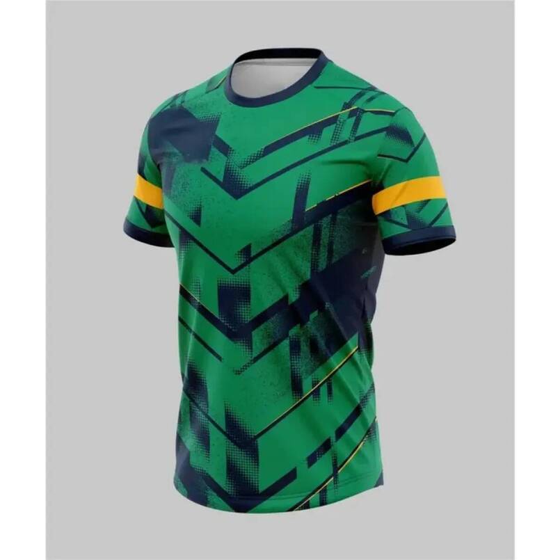 Football sports t-shirt For outdoor running and exercise, 3D printed, suitable for summer, quick drying, men's t-shirt.