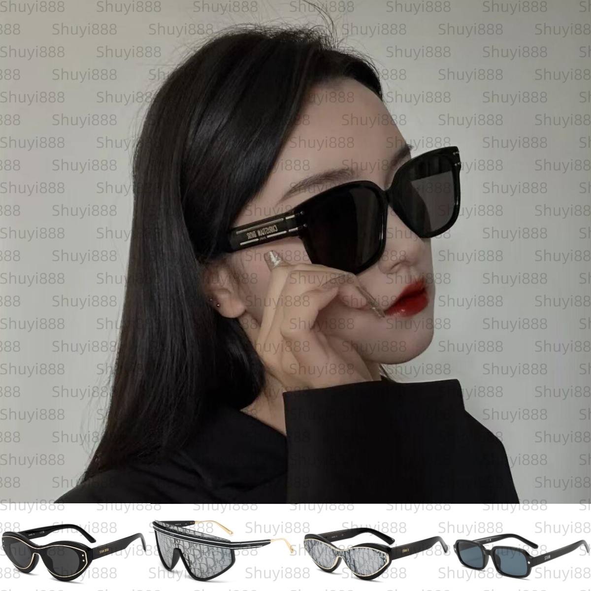 christiandiorsunglasse designer womens sunglasses Signature S7F mens sunglasses letters M1U sunnies outdoor travel beach goggles casual sunglasses UV400 lens