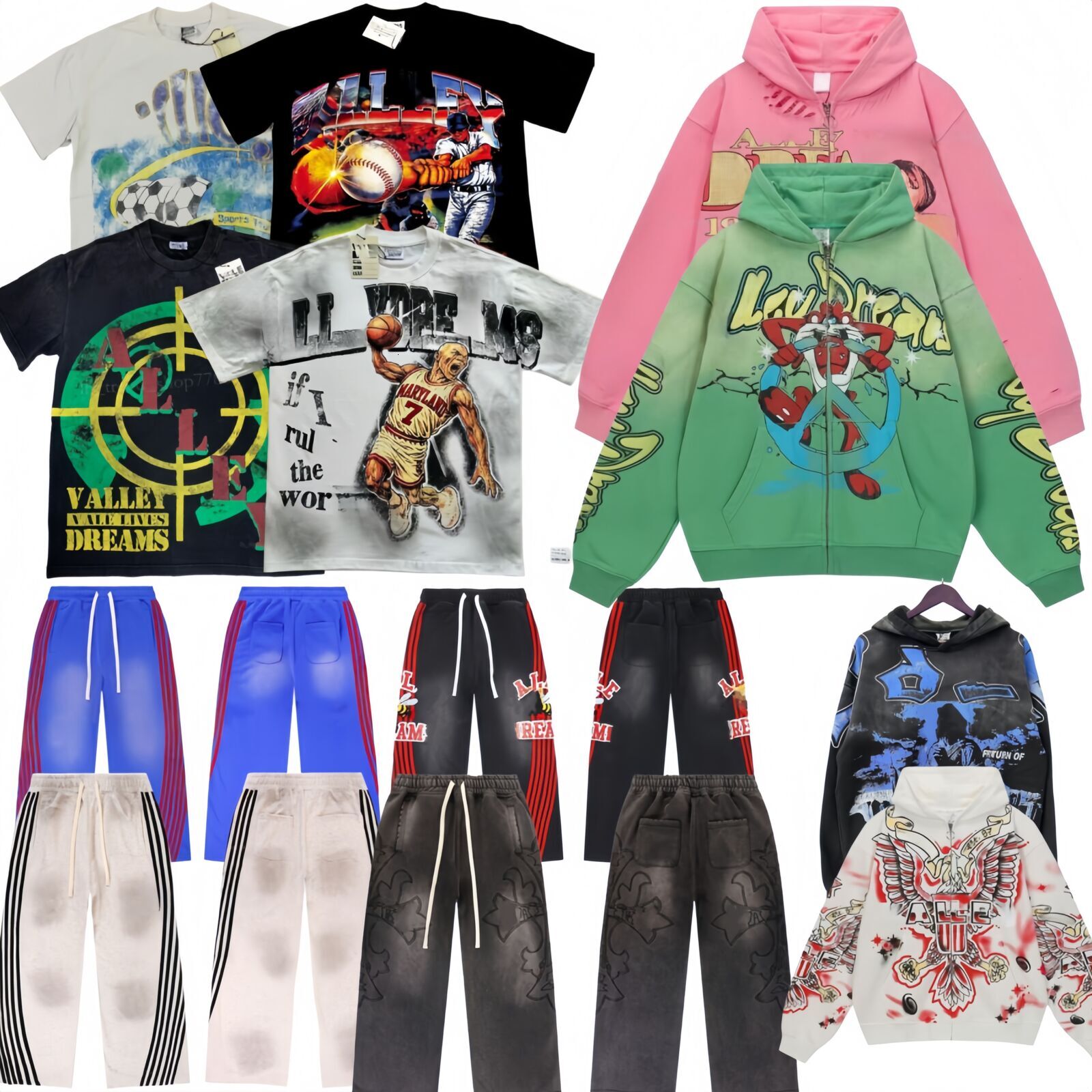 Designer valley dreams hoodie High quality hoodie top us size S-XL Pull Designer Spring Sweatshirts Hoodie Designer valley dreams shirt Long Sleeve Loose Coat dq f44