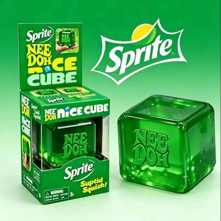 Dr Pepper X NeeDoh Nice Squishy Stress Soft Squeeze Fidget Cube For Kids & Adults Anxiety Relief Sensory Toy 26L0523