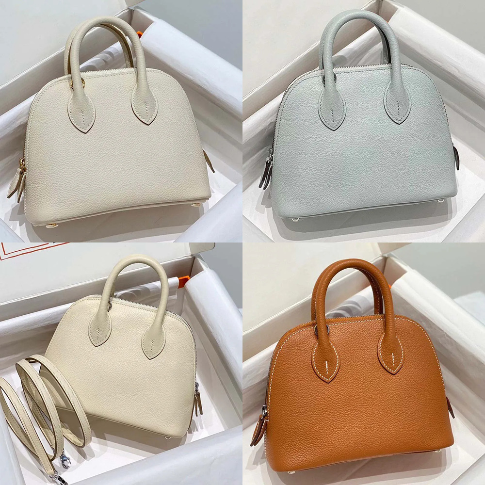 Top Quality Mini Bowling Bag New Designer Bag Tote Bag Classic Luxury Bag Genuine Leather Top Handle Bag Mini Dome Cross Body Bag Single Shoulder Bag Free Shipping