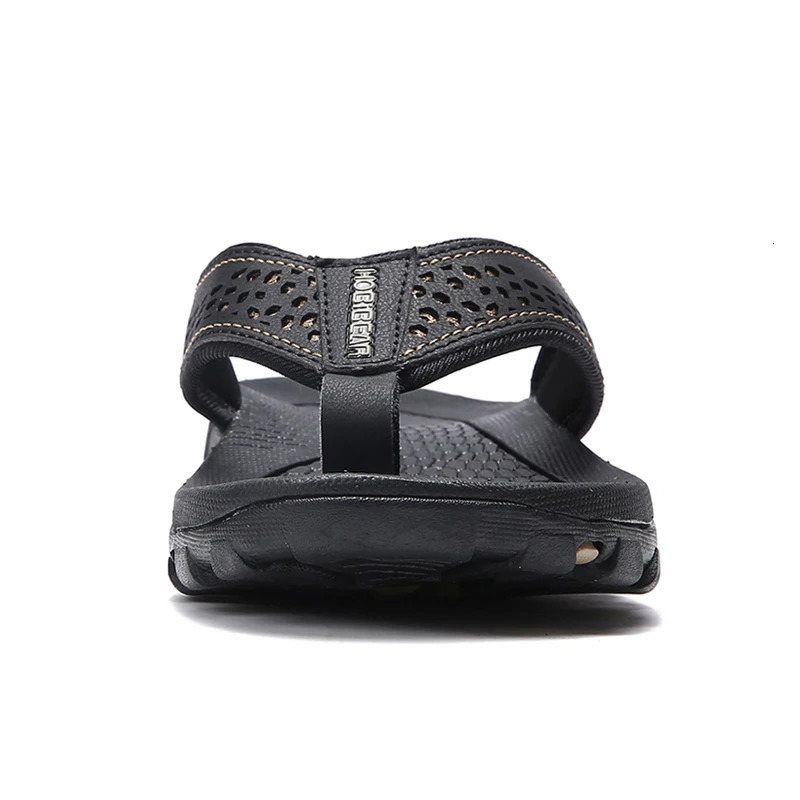 Summer Outside PU Leather Mens Flip Flops Slippers Outdoor Beach Shoes Flip Flop Plus Big Size 49 50 51 52 Drop 260625 - view 6