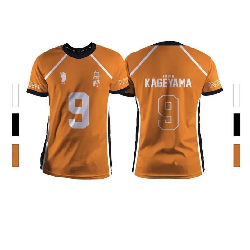 Men's T-shirt New model for summer 2026, sports style, casual fashion, comfortable to wear, good ventilation. Anime volleyball pattern Unisex, sh