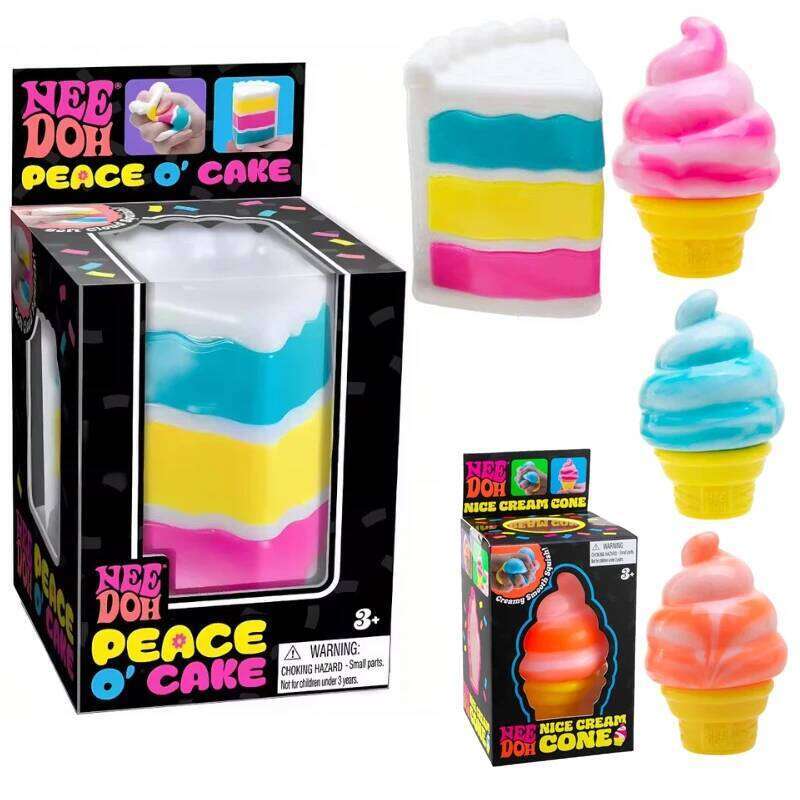 New Schylling Needoh Ice-Cream Sensory Toys Stress Blocks Pinching Relieving Puzzle Solving Venting Children Souvenir 26L0523