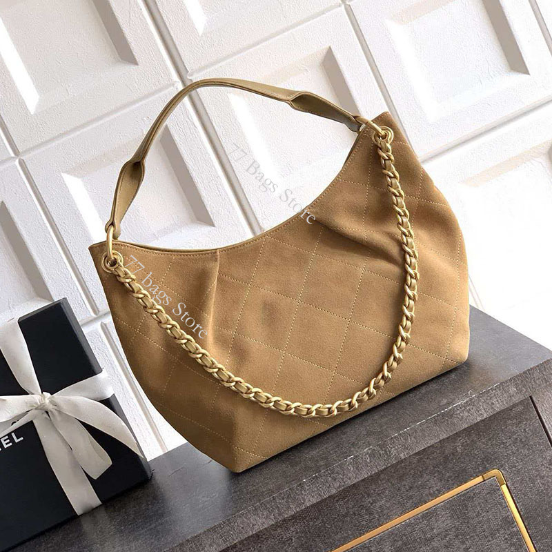 Top Designer Large Capacity Shoulder Bagspring New Hobo Bags Luxury Sheepskin Suede Large Capacity Handbag Fashion Suitable For Daily Purses Designer Bag