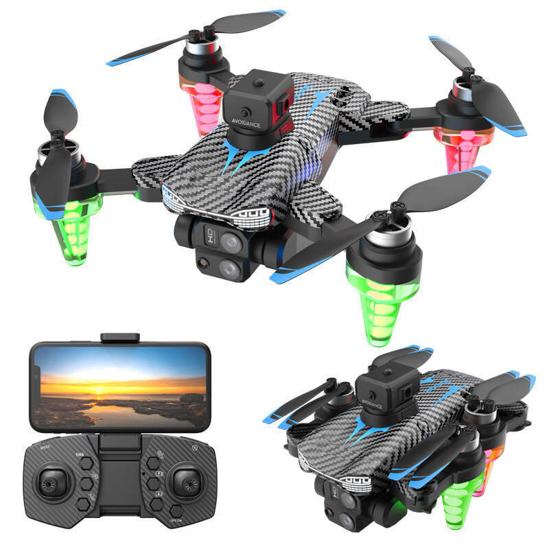 C19S Gradient Light Drone C18S Brushless Motor HD Aerial Photography RC Quadcopter Toy CKS