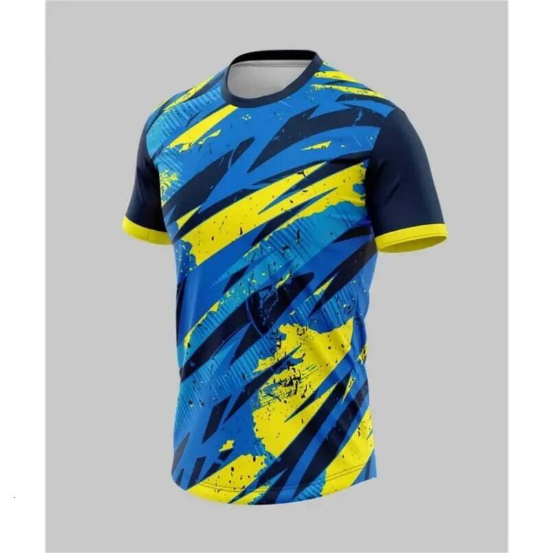Football sports t-shirt For outdoor running and exercise, 3D printed, suitable for summer, quick drying, men's t-shirt.
