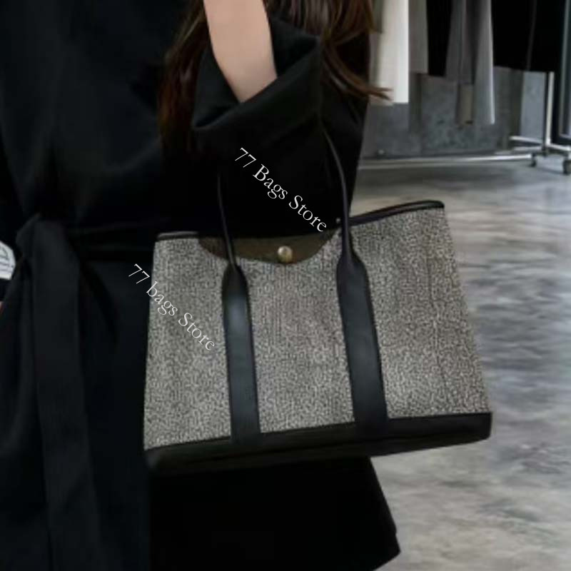 High Quality Two tone Bucket Large Garden Tote New Designer Classic Luxury Women Genuine Leather bag Fashion Underarm Top Handle Handbag Shoulder Bag