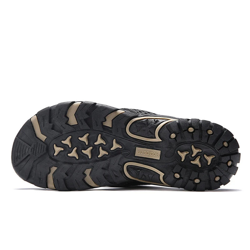 Summer Outside PU Leather Mens Flip Flops Slippers Outdoor Beach Shoes Flip Flop Plus Big Size 49 50 51 52 Drop 260625 - view 7