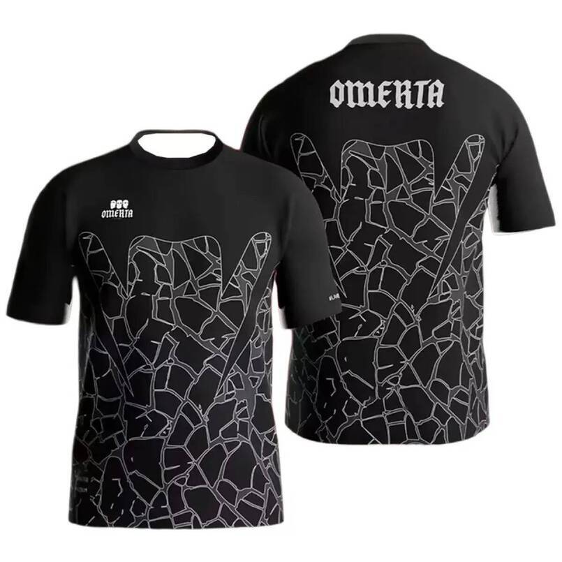 Merta jersey boxing fans, summer model, 3D printed, quick-drying, outdoor sports clothing for men. Men's round neck, short sleeve t-shirt.