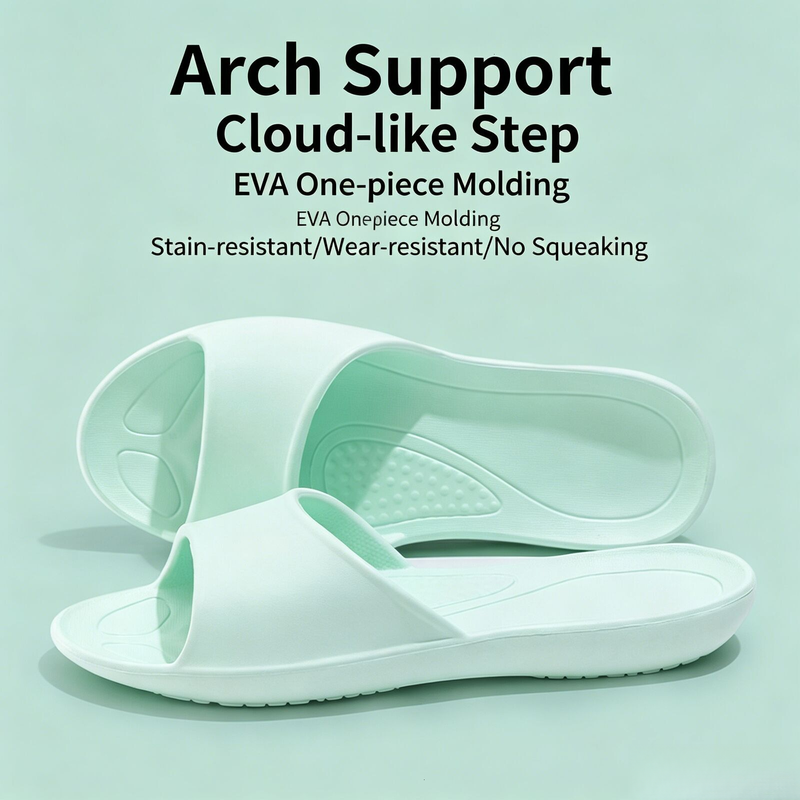 2026 New Taiwan Version Arch Support Slippers for Women, Home Bathroom, Bathing, Non slip Cool Slippers for Men, Summer