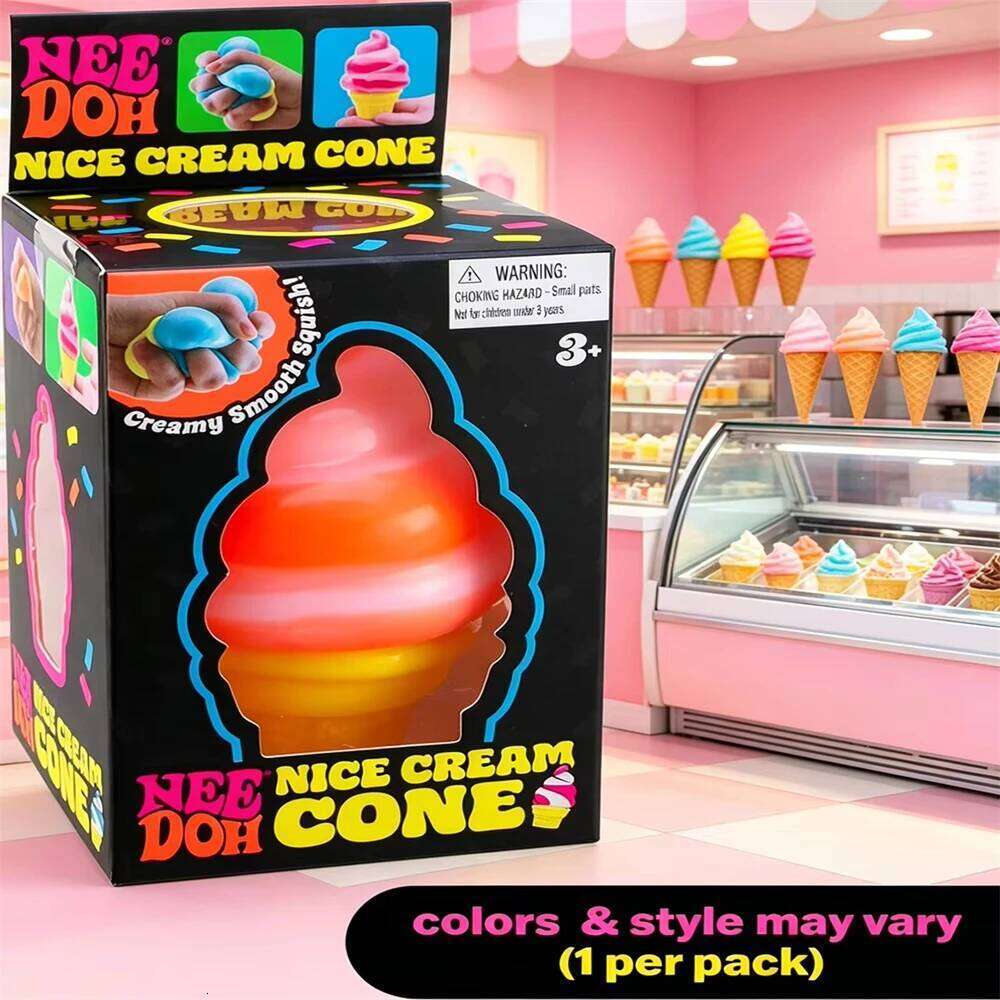 New Schylling Needoh Ice-Cream Sensory Toys Stress Blocks Pinching Relieving Puzzle Solving Venting Children Souvenir 26L0523