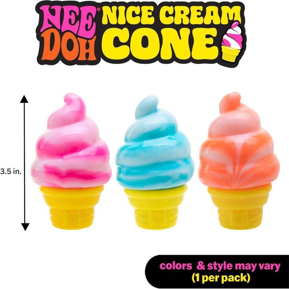 New Schylling Needoh Ice-Cream Sensory Toys Stress Blocks Pinching Relieving Puzzle Solving Venting Children Souvenir 26L0523