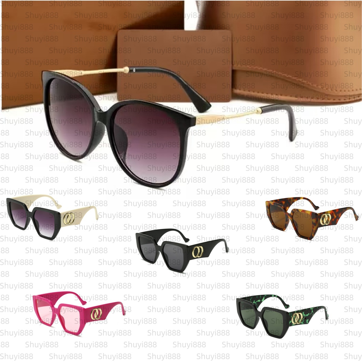 Top fashion sunglasses designer womens sunnies mens sunglasses wearing hot selling senior eyewear for women eyeglasses frame vintage metal beach sun glasses