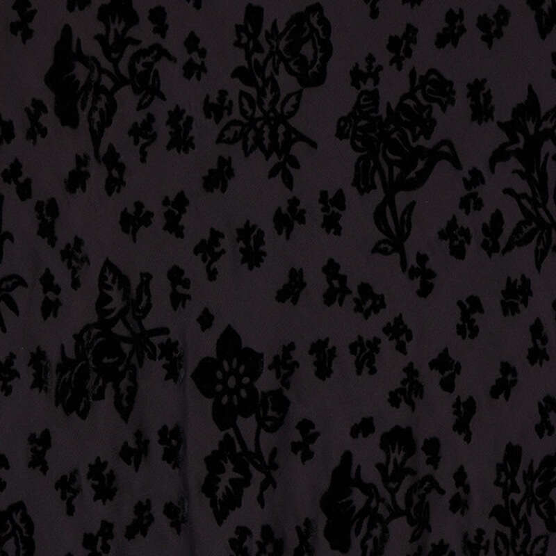 French Style Flocked Velvet Printed Skirt Bias Cut Elegant Sexy Summer Women Short Dress MAKOUFEI