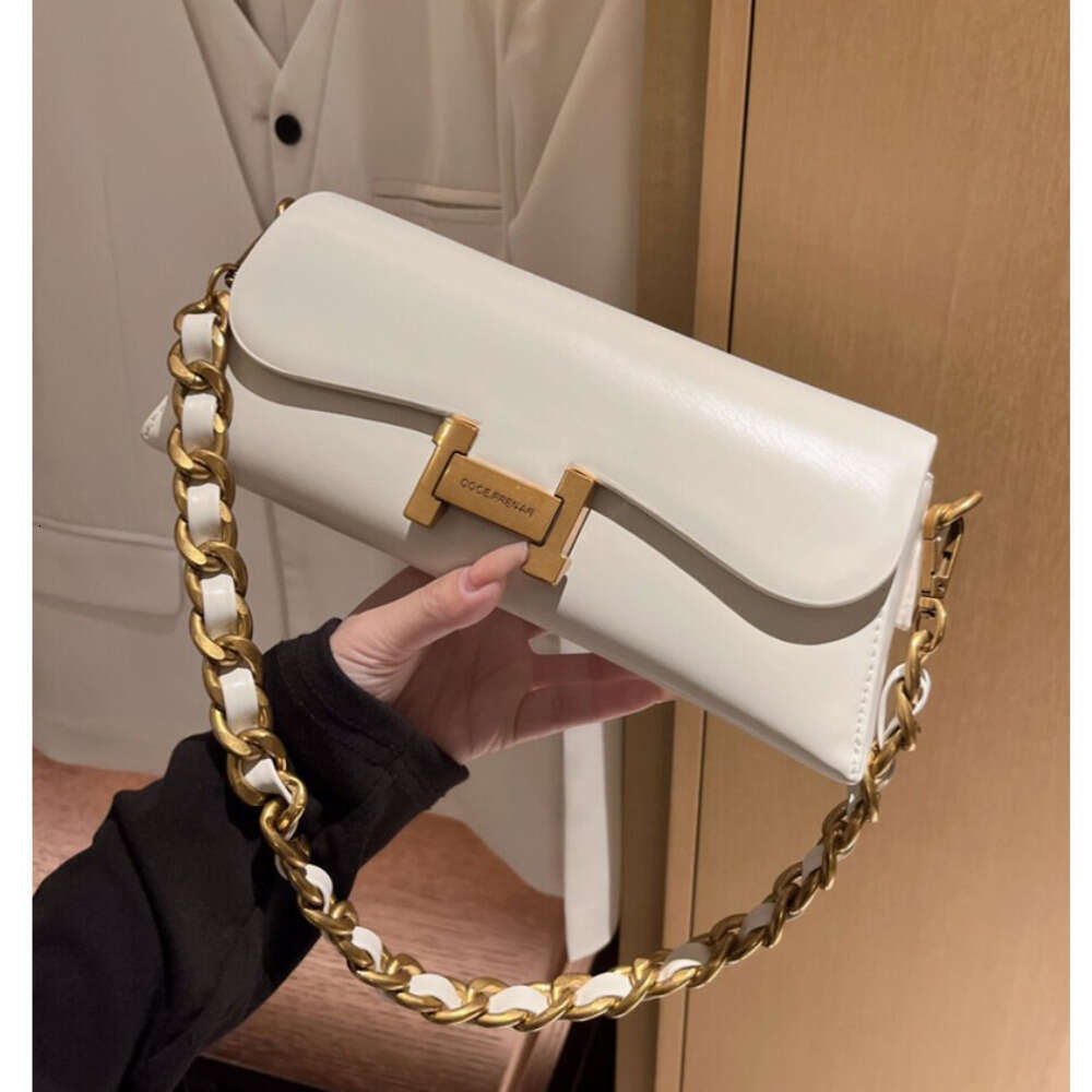 New Arrival Mini Flap Crossbody Bag, Women's Oil Wax Leather Handbag with Detachable Chain Strap, Fits Phone & Daily Essentials
