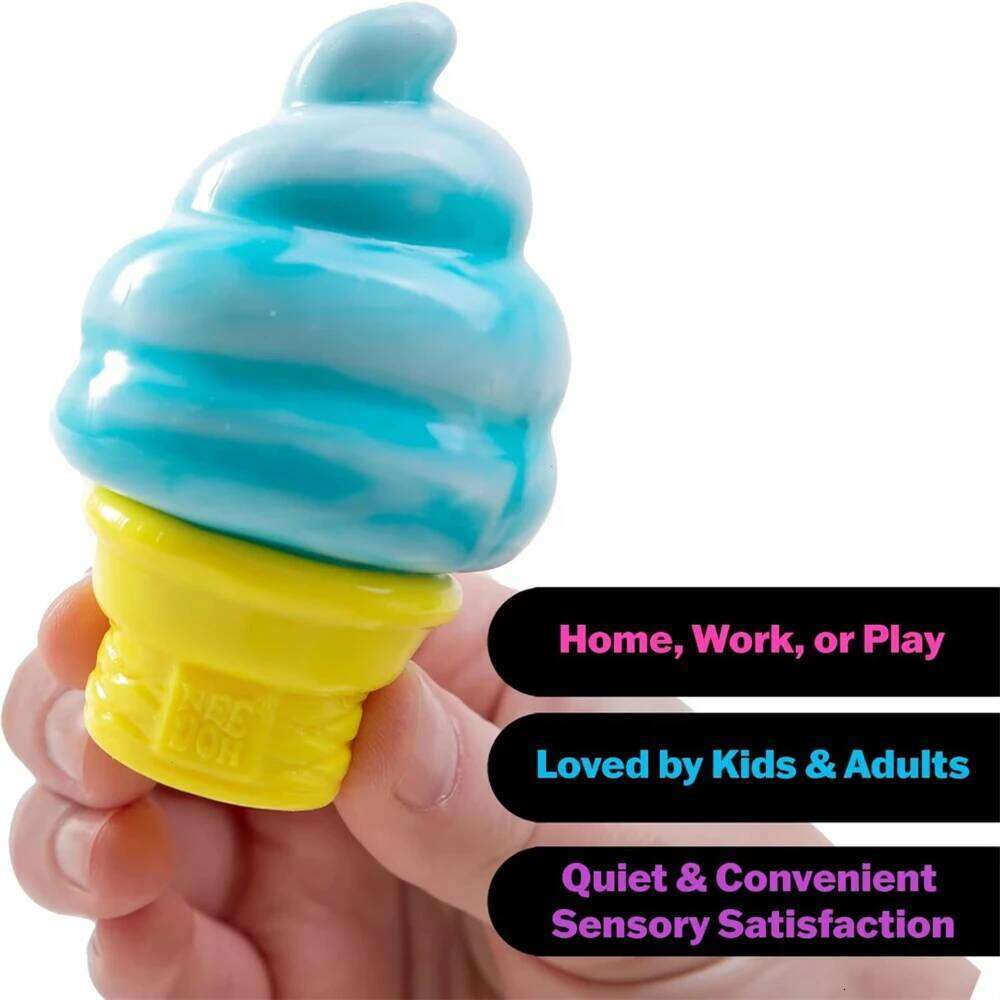 New Schylling Needoh Ice-Cream Sensory Toys Stress Blocks Pinching Relieving Puzzle Solving Venting Children Souvenir 26L0523