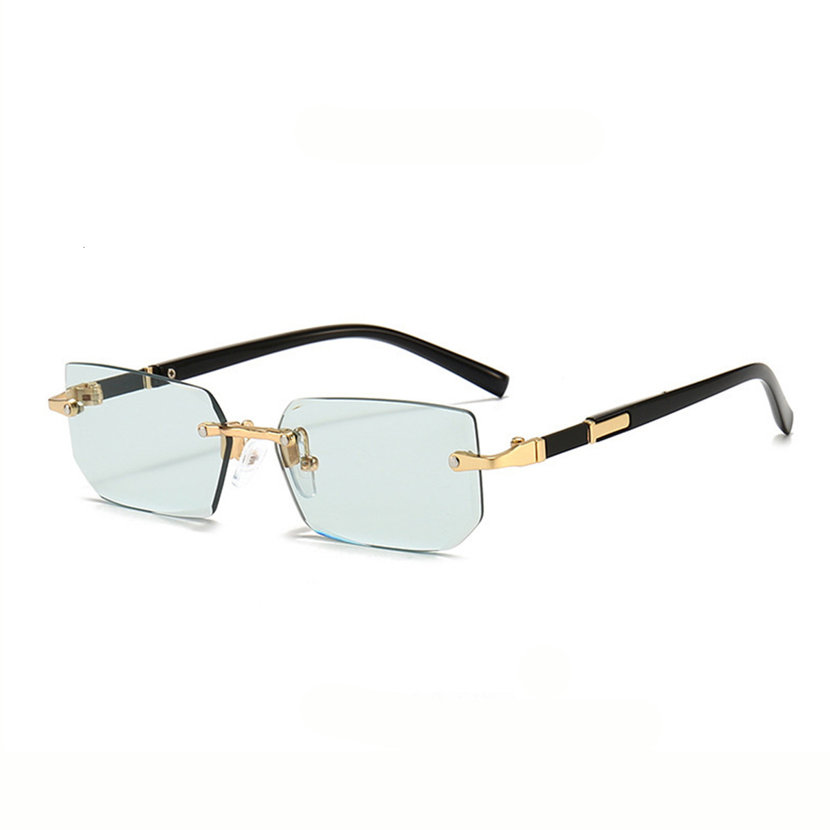 2026 Designer Sunglasses American Retro Frameless Glasses Men's High End Handsome Hip Hop Borderless Cross Border Sunglasses - view 9